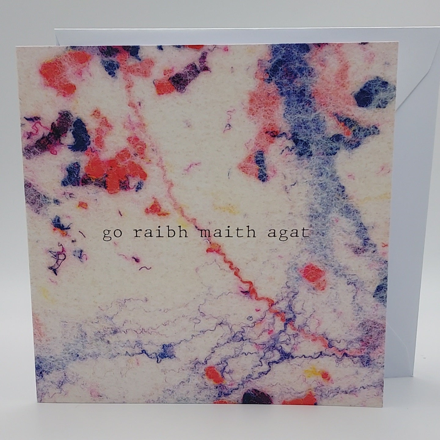 Go raibh maith agat/ thank you card