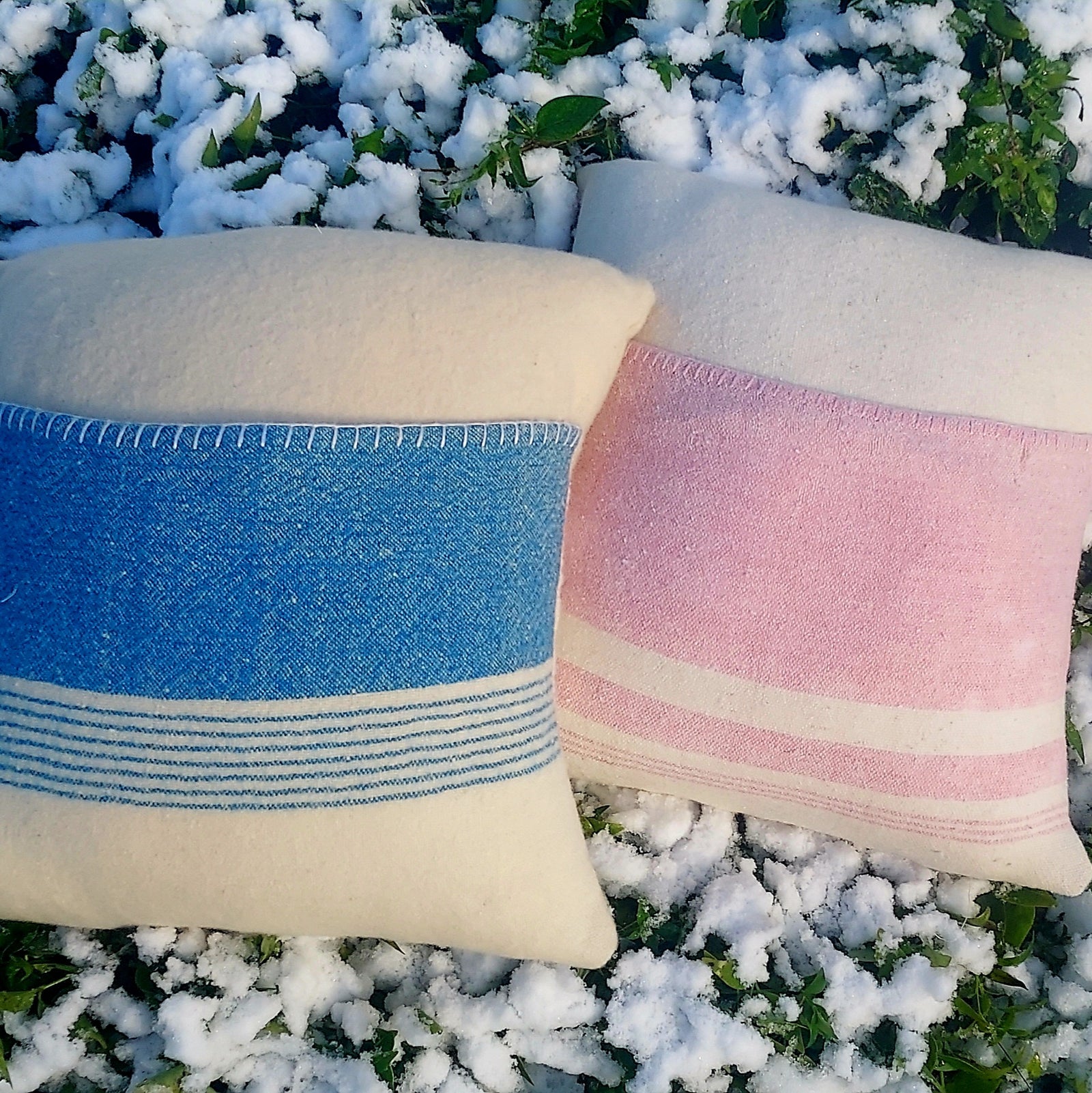 Vintage Blanket Cushion